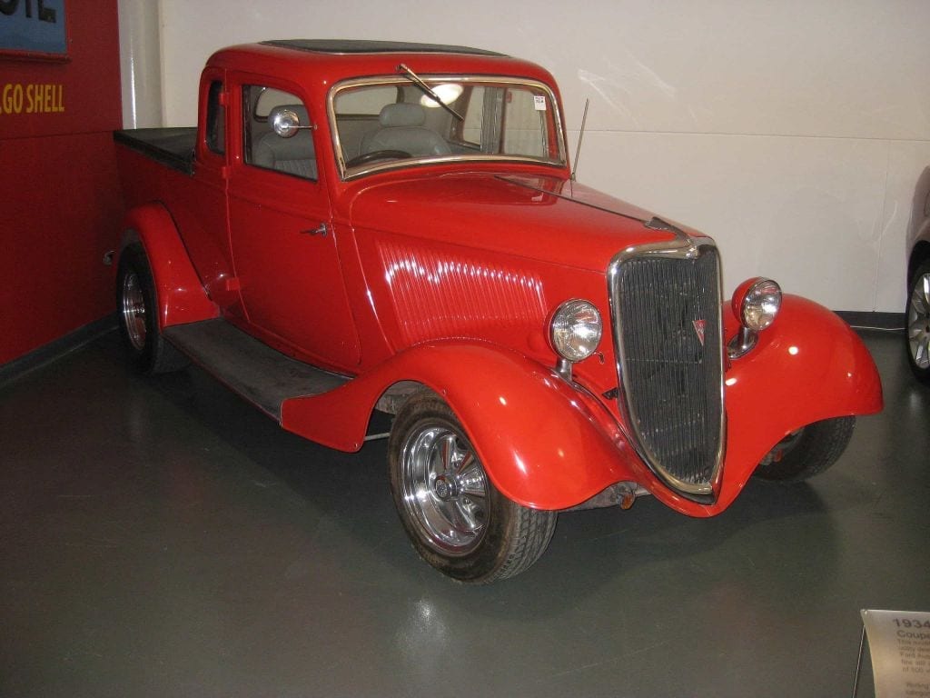 ford coupe ute red 1934