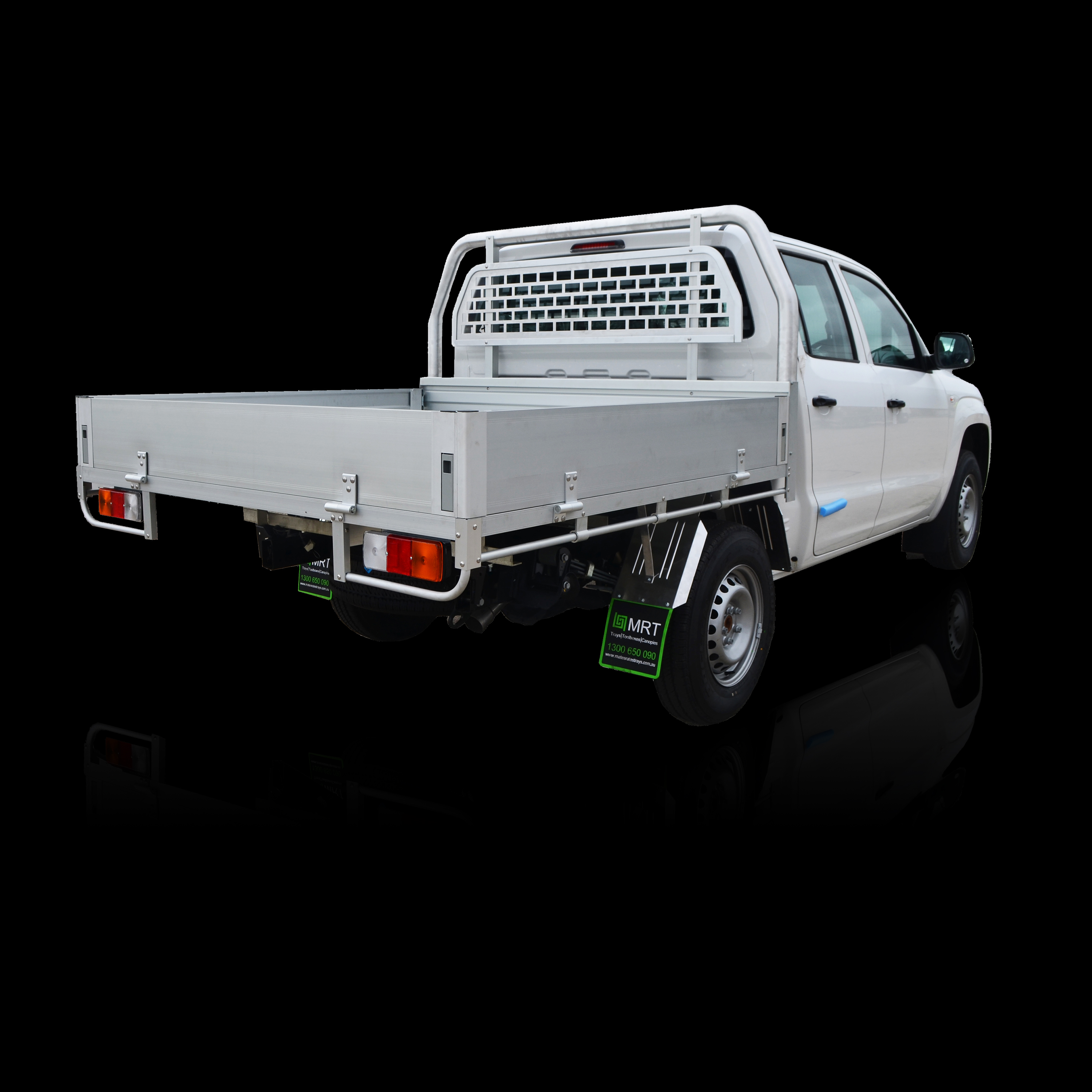 complete ute tray on dual cab white ute