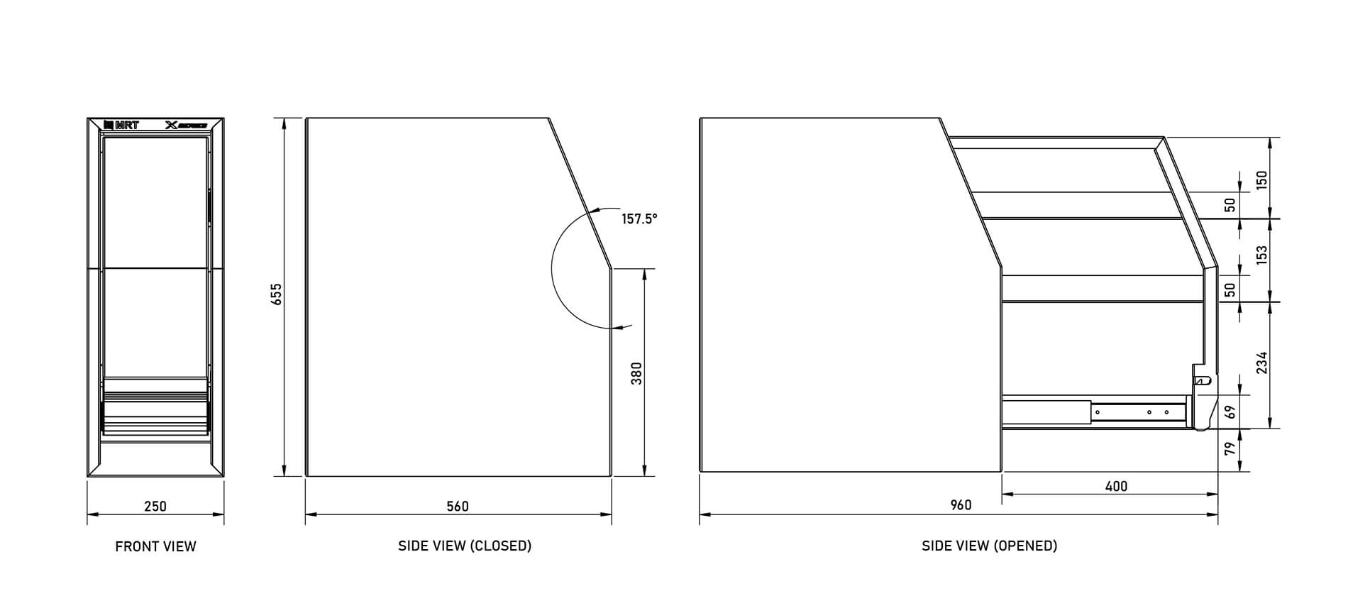 X-Series Pantry Drawer Module – DXP-B