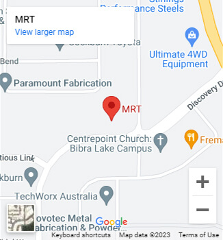 MRT Map for Perth Store