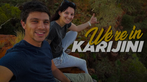 Starting our Karijini National Park adventure! Exploring the Gorge Rim Trail at Dales Gorge thumbnail
