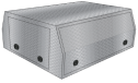 MRT single cab ute canopy silver checker plate