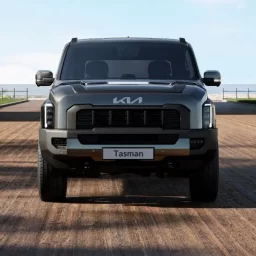 Kia Tasman Electric in Australia without a MRT ute canopy yet